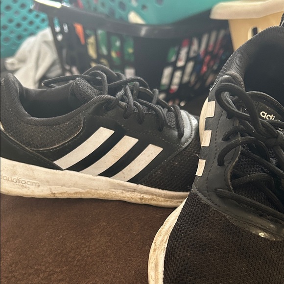 adidas Shoes - Adidas Cloudfoam Black and White Shoes